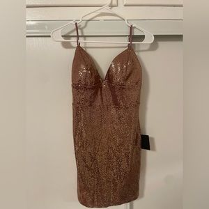 BRAND NEW sparkly mini dress.